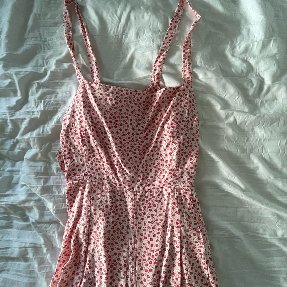 Showpo Pink Floral Jumpsuit
